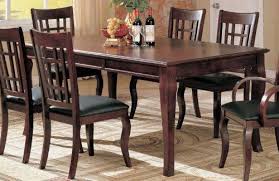 Never miss new arrivals matching exactly what you're looking for! Contemporary Dining Table With A Rich Cherry Finish By Coaster Home Furnishings Http Www A Black Leather Dining Chairs Side Chairs Dining Wooden Side Chairs