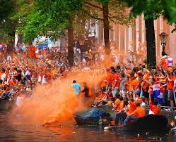 When The Dutch Party They Party Hard Orange Party Amsterdam City Boat Parade Amsterdam Things To Do In