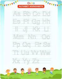 Download free printable alphabet tracing worksheets and blank handwriting practice pages with dotted lines. Alphabet Worksheets Download Free Printables