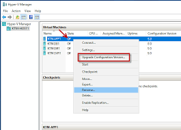 Upgrading The Vm Configuration Version In Windows Server 2016 Hyper V Ms Server Pro
