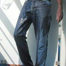 Leather jeans leather pants for men. Wet Levis Wetlevisboy Twitter
