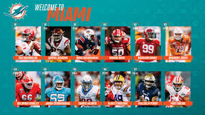 Other featured matchups on the 2020 miami dolphins schedule include the seattle seahawks, los angeles rams, and kansas city chiefs at home and the san francisco 49ers, denver broncos, and las vegas raiders on the road. Every Miami Dolphins 2020 Draft Pick