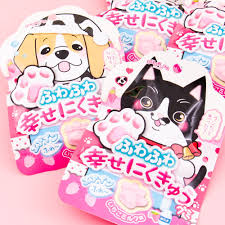 These Paw Shaped Strawberry Milk Gummies Are Soft Squishy Like Real Animal Paws Strawberry Milk Japan Candy Soft Candy