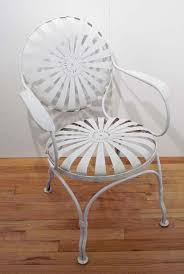 4 1930 S Francois Carre Sunburst Spring Garden Chairs Lot 0581 Vintage Outdoor Furniture Metal Garden Furniture Garden Chairs Metal