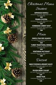 Christmas recipes and christmas menus for everyone!! Christmas Menu Poster Template Christmas Menu Xmas Menu Christmas Promo