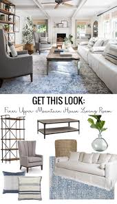 Get This Look Fixer Upper Mountain House Living Room Decorating Livingroom Fixerupper Fixer Upper Living Room Farm House Living Room Trendy Living Rooms