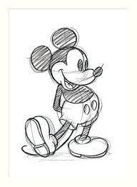 Une image comportant outre le noir et le blanc, tous les gris intermédiaires, en niveaux de gris, le terme de grisaille est utilisé en peinture. Mickey Mouse Sketch Single Graphic Art Mickey Mouse Friends Art Graphic Mickey Mouse Single Sketch Dessin Anime Mickey Dessin Mickey Dessins Disney