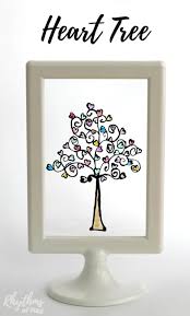 How to make a flyer. Easy Diy Glass Paint Heart Tree Rhythms Of Play