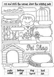 A pet is certainly a great friend. The Pet Shop Esl Worksheet By Be67