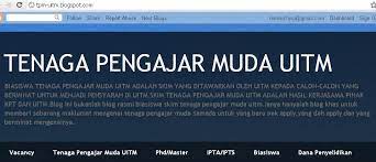 Mamah muda dientot tukang service. Skim Tenaga Pengajar Muda Uitm 2020