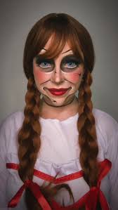 I’m plastic. , ., ., #annabelle #halloween #halloweenmakeup #theconjuring  #horror