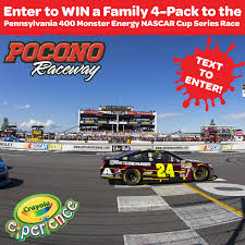Busch won the xfinity series race saturday to help toyota sweep the weekend. Text To Enter You Could Win A Crayola Experience Facebook