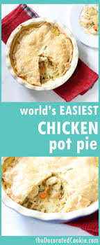 Easy Chicken Pot Pie Recipe Video Recipe Included Recipe Easy Chicken Pot Pie Recipe Rotisserie Chicken Recipes Easy Chicken Pot Pie