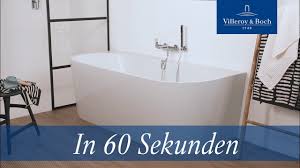 Die freistehenden badewannen von villeroy boch sind echte klassiker. In 60 Sekunden Oberon 2 0 Villeroy Boch Youtube