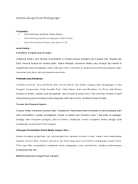 Maksud empayar kesultanan melayu melaka. Melaka Sebagai Pusat Perdagangan Pdf