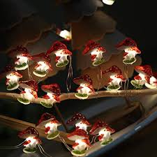 Sold and shipped by spreetail. Onemore Mushroom Led String Lights 10ft 30leds Christmas Decorations Battery Powered Princess String Lights For Girls Bedroom Indoor Dorm Room Outdoor Wedding Nursery Party Patio Fence Decor Pricepulse