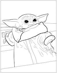 Print the mandalorian coloring page today! Ukyljx Ikavd5m