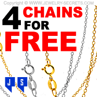 Welcome to supreme patty's flash sale! Get 4 Gold Chains For Free Jewelry Secrets