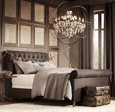 Chesterfield Upholstered Sleigh Bed Restoration Hardware Restoration Hardware Bedroom Home Home Bedroom