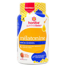A sleep aid that puts you to sleep 30 mins after. Melatonin Supplement Gummie Bees Honibe