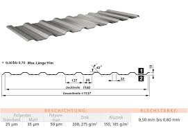 Erfordert ihr projekt einen maßgenauen zuschnitt? T 18dr Trapezblech Dachprofil Polmetal Baushop24 Com Das Original