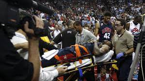 Indiana pacers own, paul george, goes down in a freak injury friday night at the thomas & mack center during usa basketball's. Insider Paul George Injury Is A Loss For Basketball