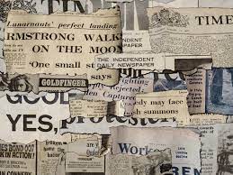 Newspaper Collage Texture Made With Different Torn Paper Pieces Combined You Can Download For Free The Torn In 2021 Newspaper Collage Torn Paper Grungy Paper Texture