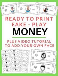 Maybe you would like to learn more about one of these? Fake Printable Classroom Play Money Tutorial On Adding Your Own Face