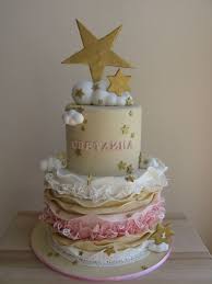 Twinkle Twinkle Little Star 1 St Birthday Cake For Baby Girl Her Name Means Light In Bulgarien Star Cakes Baby First Cake Birthday Cake Pictures