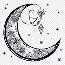 It's a basic tangle and probably the first one taught in any zentangle class. Crescent Moon Png Images Pngegg