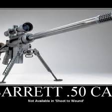 A 50 cal i consider is the happy medium between the 45 and its much larger brother the 54 (the way i see it.) i've not had to track any wounded game. Kick Ya Door In Barrett 50cal By Barrett 50cal