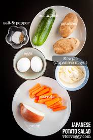 Potato salad year round is a thing. Japanese Potato Salad Recipe V For Veggy