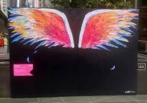 Global Angel Wings Project Colette Miller Angel Wings Painting Wings Street Art