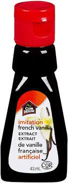 Pure vanilla extracts, beans, and pastes can generally be used in similar quantities: Club House Artificial Vanilla Extract 43ml