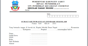 Harus berhenti kerja karena akan pindah domisili. Download Contoh Surat Keterangan Pindah Sekolah Library Pendidikan