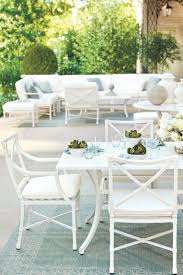 Spring 2017 Inspiration Ballard Designs White Patio Furniture White Outdoor Furniture White Outdoor Table