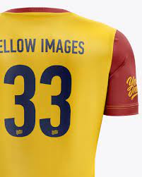 Download Men S Full Soccer Kit With Crew Neck Jersey Mockup Back View In Apparel Mockups On Yellow Images Object Mockups