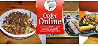 Saigon Basil Atlanta Ga 30324 Menu Asian Fusion Thai Vegetarian Vietnamese Online Food Delivery Catering In Atlant Online Food Food Asian Fusion