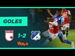 El bolivarense, que contará con asesoría var del huilense john perdomo, dirigó la ida entre américa y santa fe, en la final de liga 2020. Santa Fe Vs Millonarios 1 2 Liga Betplay Dimayor 2021