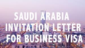 Our letter examples and samples make it fast and easy to write an appropriate letter. Saudi Business Invitation Letter For Visa