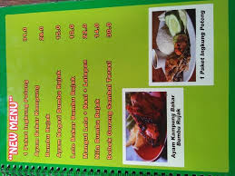 Pilihan Menu Makanan Picture Of Waroeng Pohon Omah Sawah Bantul Tripadvisor