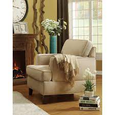 Walmart Microfiber Accent Chair Cream Accent Chairs Chair Furniture