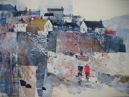 Low Tide Mevagissey Cornwall Painting By Surrey Artist Nagib Karsan Cranleigh Art Group Dorking Art Group Guildford Art Grou Art Painting Seaside Art