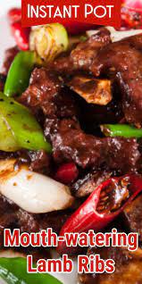 Instant Pot Mouth-watering Lamb Ribs Recipe Lamb Ribs Slow Cooker Ribs Recipe Lamb Recipes Crockpot