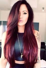 Red hair in black people is usually caused by a kind of albinism. Dyed Black Hair To Red Hair Jpg 517 768 Hair Styles Long Hair Styles Colored Hair Tips