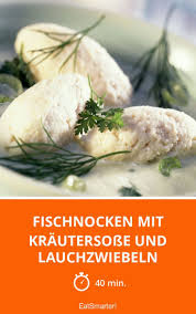 Fischnocken Mit Krautersosse Und Lauchzwiebeln Rezept Krautersosse Lauchzwiebeln Rezepte