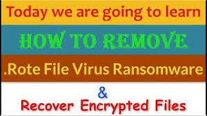 Menggunakan file history (windows 10). Remove Rote File Virus Rote Ransomware Recover Rote Files Youtube