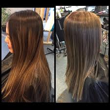 Before And After 3 4 Inch Root Touch Up She Has Lots Of Fine Highlights Goldwell Long Hair Styles Hair Hair Styles