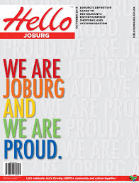 Hello Joburg October 2019 By Spinnercom Media Issuu