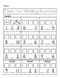 Find The Missing Number 0 10 Missing Numbers Kumon Math Number 0